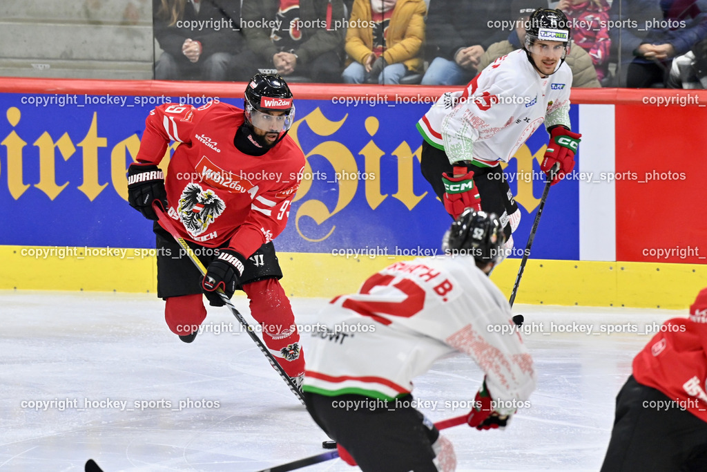 Österreich vs. Ungarn 14.12.2023 | Österreich vs. Ungarn 14.12.2023, Österreich vs. Ungarn  am 14.12.2023 in Klagenfurt (Heidi Horten Arena), Austria, (Photo by Bernd Stefan)