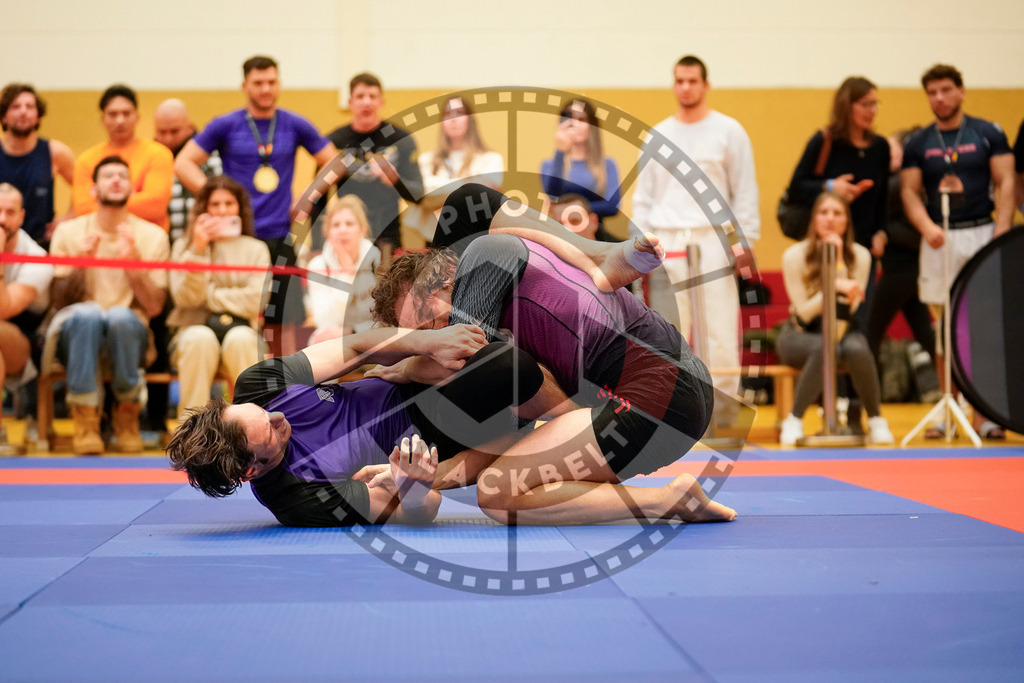 20240203PBB10040 | Fighters compete during the Brazilian Jiu-Jitsu Championship of the AJP Tour in Maintal by Frankfurt am Main, Germany, on February 2, 2024.