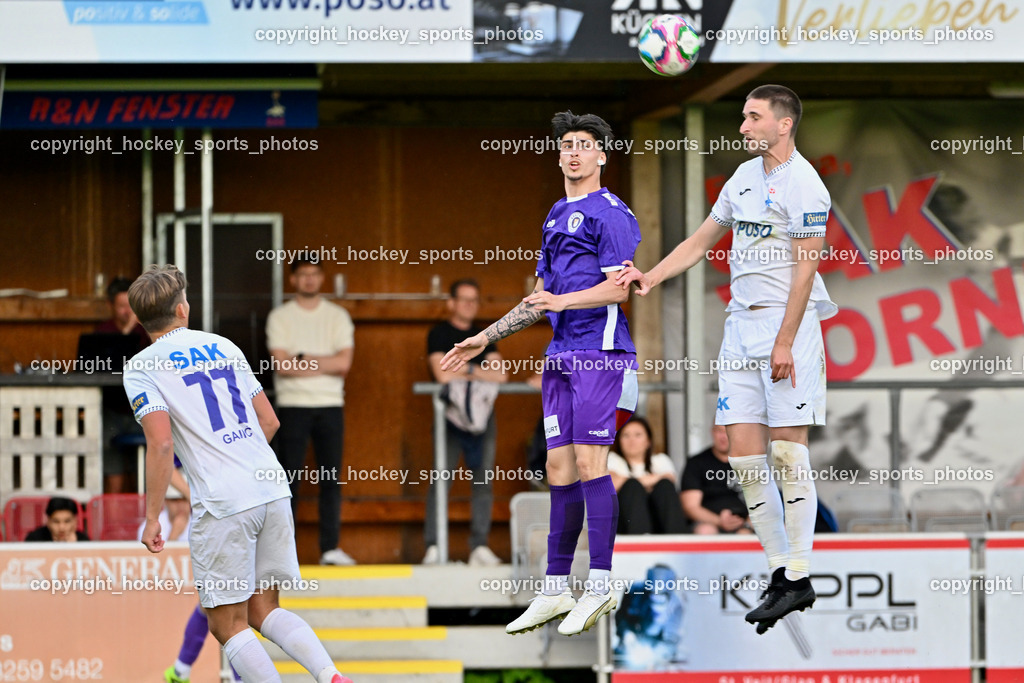 SAK vs. Austria Klagenfurt Amateure | #77 Luka Gajic SAK, #9 Armin Kasupovic Austria Klagenfurt Amateure, #23 Zan Kumer SAK, SAK vs. Austria Klagenfurt Amateure, SAK vs. Austria Klagenfurt Amateure am 08.05.2026 in Klagenfurt (Sportpark Welzenegg), Austria, (Photo by Bernd Stefan)