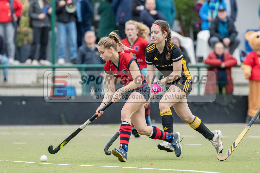 HK_20231022_105903 | Platz 3 Deutsche Meisterschaft Feld WU16 Berliner HC - Harvestehuder THC am 22.10.2023 DHC, Düsseldorf ,