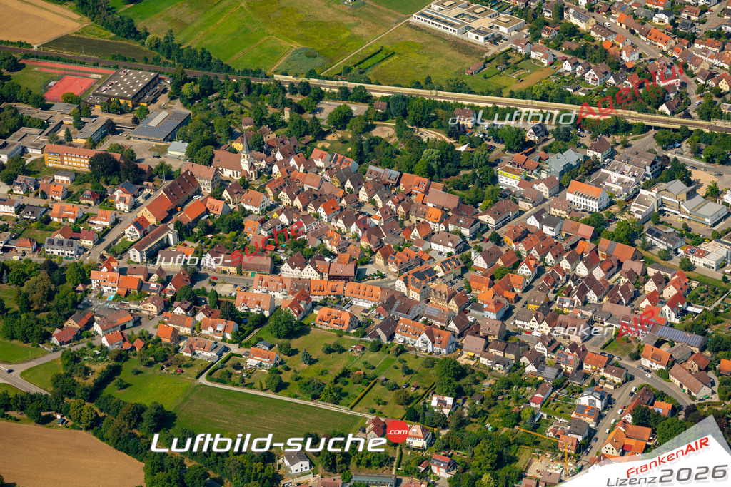 Das Luftbild zeigt :  Illingen - Die Luftaufnahme wurde 2024 vom UL-Flugzeug aus erstellt ( keine Drohne ) - Hochauflösende Luftaufnahme - Für grossformatige Ausdrucke geeignet. Die Geschenkidee !Mit Lizenz und Bildrechte bestellbar