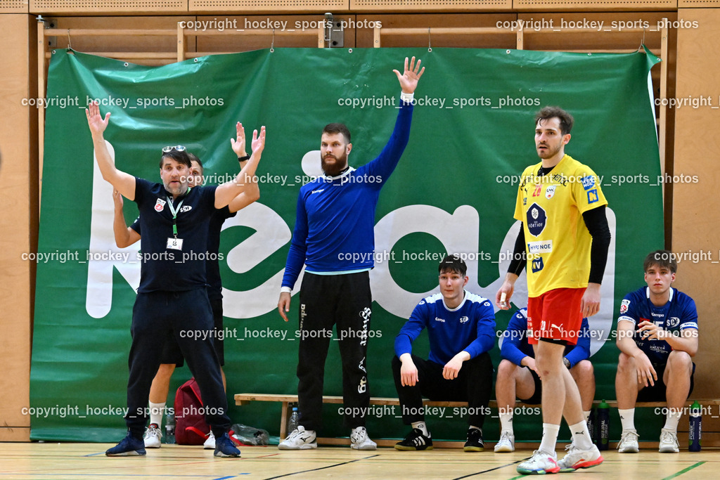 SC Ferlach vs. UHK Krems | Headcoach SC Ferlach BEGUS Robert, #96 KONECNY Micha Martin SC Ferlach, #28 Munzinger Luca UHK KREMS, #15 BESSER Noel SC Ferlach, SC Ferlach vs. UHK Krems, SC Ferlach vs. UHK Krems am 02.05.2026 in Ferlach (Ballspielhalle Ferlach), Austria, (Photo by Bernd Stefan)