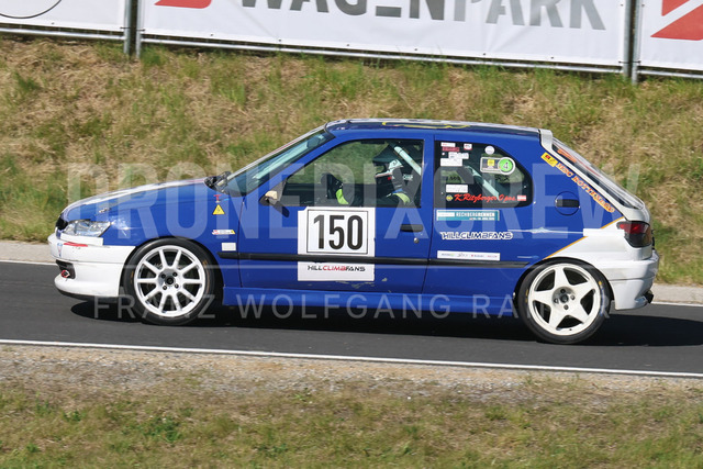 FIA European Hill Climb Championship – Rechberg 2026 | FIA European Hill Climb Championship at Rechberg, held from 24 to 26 April 2026 near Tulwitz, Styria, Austria. The image shows Kurt RITZBERGER (AUT) Peugeot 306 GTI.