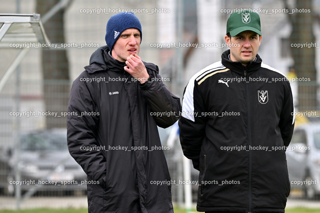 SAK vs. VST Völkermarkt | Headcoach VST Völkermarkt Martin Töfferl, Asisstentcoach VST Völkermarkt Sascha Adrian Kremer, SAK vs. VST Völkermarkt, SAK vs. VST Völkermarkt am 21.03.2026 in Klagenfurt (Sportpark Welzenegg), Austria, (Photo by Bernd Stefan)