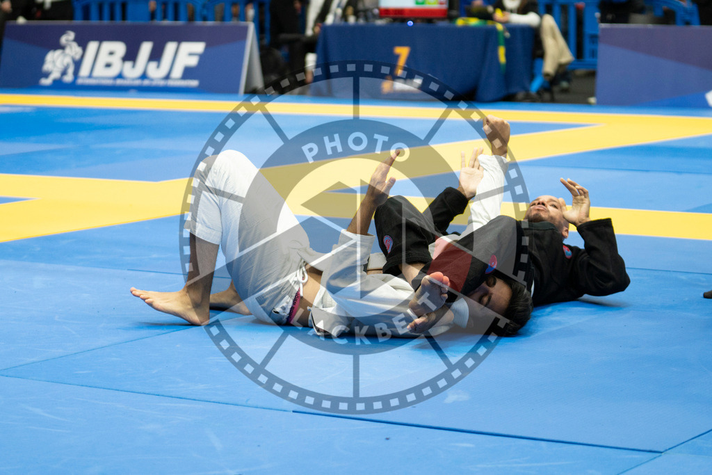 20240119PBB3333 | Fighters compete during the IBJJF European Championship in Paris, France, on January 19, 2024.