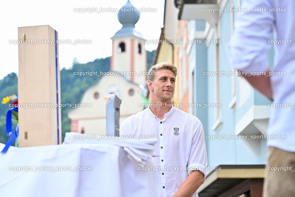 Empfang Heiko Gigler in Gmünd | Empfang Heiko Gigler in Gmünd, Empfang Heiko Gigler in Gmünd am 14.08.2024 in Gmünd (Hauptplatz Gmünd), Austria, (Photo by Bernd Stefan)