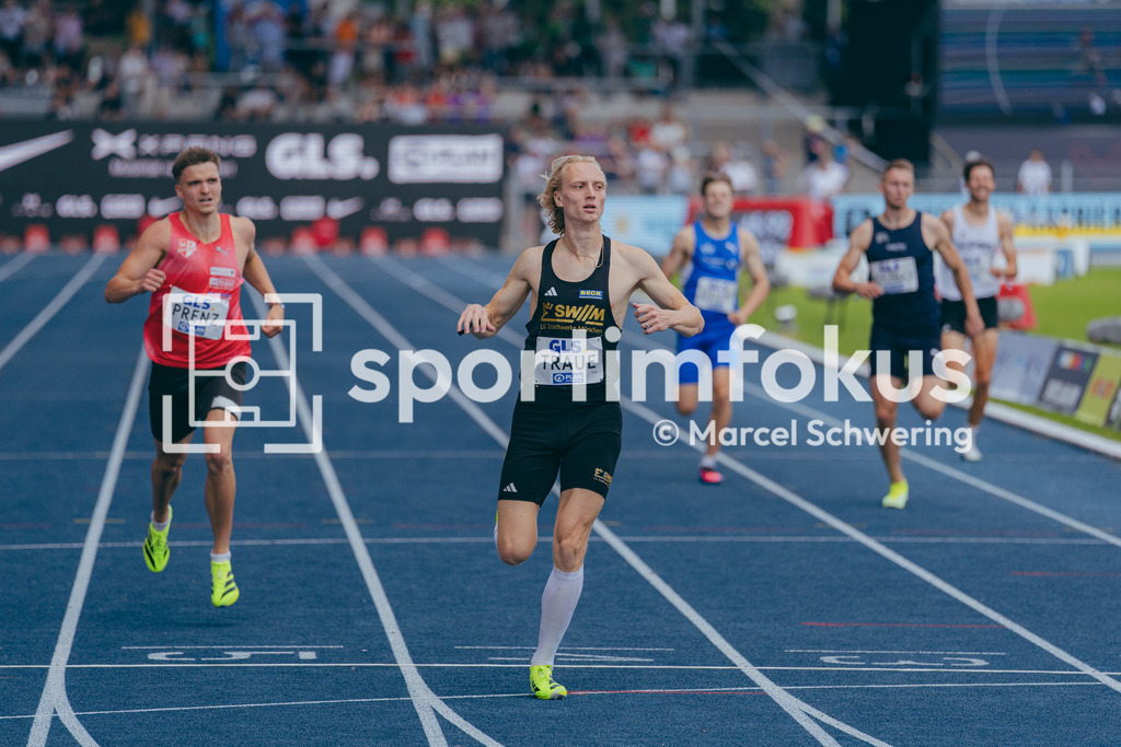Deutsche Meisterschaften der Frauen und Männer 2026 | Thilo Traue, LG Stadtwerke München, 400-Meter-Lauf, Halbfinale, Deutsche Meisterschaften der Frauen und Männer 2026, Lohrheidestadion Bochum-Wattenscheid, 25.07.2026. Foto: Marcel Schwering / sportimfokus - Realisiert mit Pictrs.com