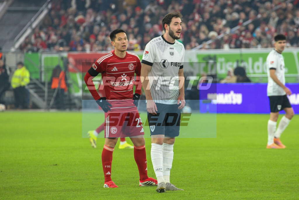 Fortuna Düsseldorf  Saison 25/26 - © Sportfoto-Sale (MK) | Shinta Appelkamp und Marcel Benger - Fortuna Düsseldorf - SC Preußen Münster 25/26 - © Sportfoto-Sale (MK) - Realisiert mit Pictrs.com