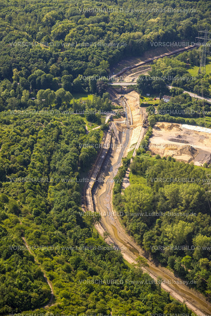 Gladbeck220501502 | Luftbild, Renaturierung Fluss Boye an der Halde Heringstrasse, Brauck, Gladbeck, Ruhrgebiet, Nordrhein-Westfalen, Deutschland
