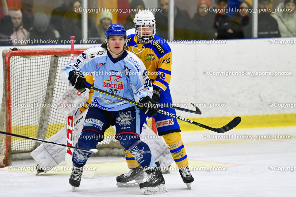 EHC Althofen vs. ESC Steindorf 27.2.2023 | #91 Kravanja Kristian, #20 Kogler Benjamin