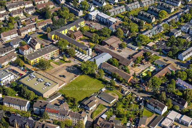 Hattingen240810513 | Luftbild, Berufskolleg Hattingen, Südstadt-Bad, Kreissporthalle, Rosenthal, Hattingen, Ruhrgebiet, Nordrhein-Westfalen, Deutschland