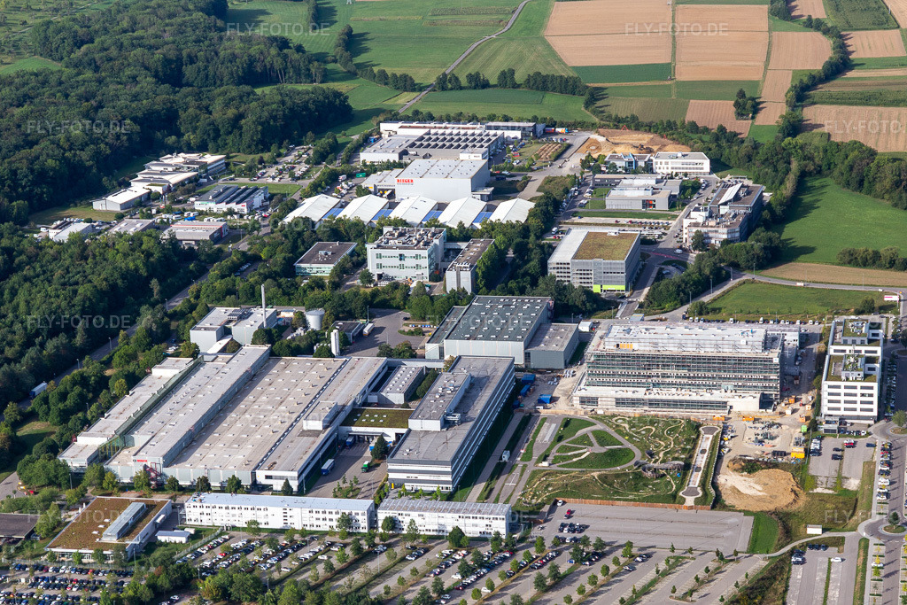 Luftbild: Bosch AG im Ortsteil Mähringen in Kusterdingen im Bundesland Baden-Württemberg in Deutschland.Foto: IMG_008640.jpg vom 27.08.2020 durch Werner Riehm/FLY-FOTO.deAuflösung des Originals: 5472 x 3648 px