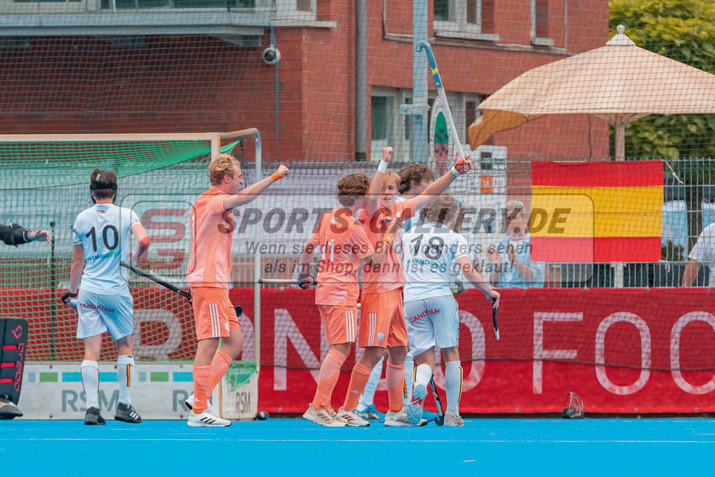 HK_20230715_102312 | Euro Hockey MU18 SF1 Belgium vs Netherlands  Championship Girls &amp; Boys am 15.7.2023 CHTC , Krefeld ,