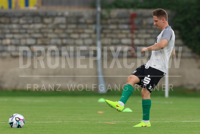 Friendly Match: SC Weiz vs TSV Hartberg in Weiz | Weiz, AUSTRIA, 01.JUL.26 - SOCCER - ADMIRAL Bundesliga, SC Weiz vs TSV Hartberg, test match. The image shows Nico Pichler (SC Weiz) during warm up.