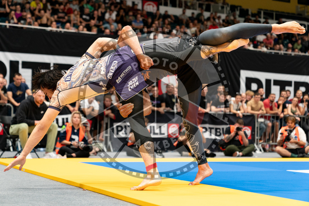 20230916PBB7623 | Fighters compete during the grappling tournement ADCC Trials (European, Middle East and African Championship) in Warsaw, Poland, on September 16, 2023.