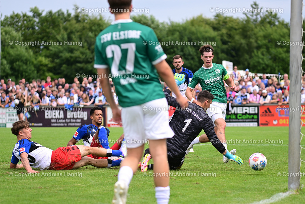 Fußball I Herren I Testspiel  I TSV Elstorf - Hamburger SV I 5.7.2025 | a-hannig - Realisiert mit Pictrs.com
