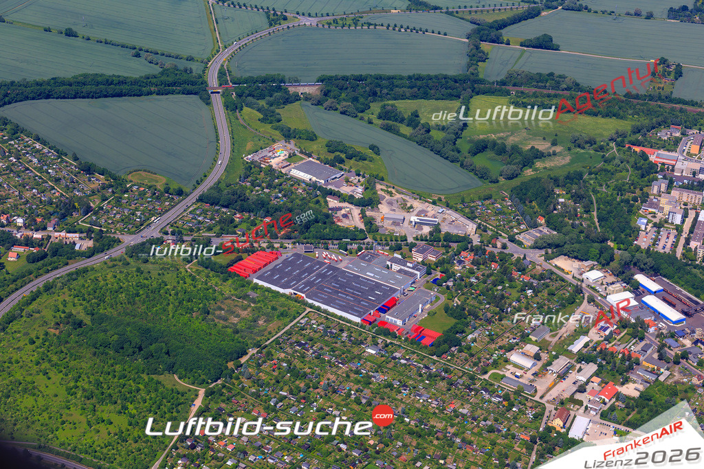 Die Luftaufnahme der Stadt Weimar wurde vom UL-Flugzeug heraus erstellt ( keine Drohne )- hohe Auflösung für beste Qualität