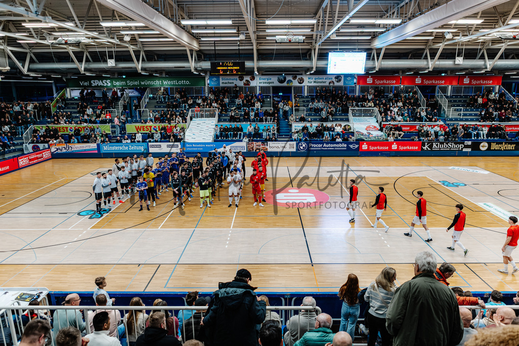 47. Stadtmeisterschaften im Hallenfußball 2025, Endrunde | Stadtmeisterschaften im Hallenfußball 2025, Endrunde, Sporthalle Berg Fidel in Münster. Foto: sportfotografie.ms | Markus Paletta - Realisiert mit Pictrs.com