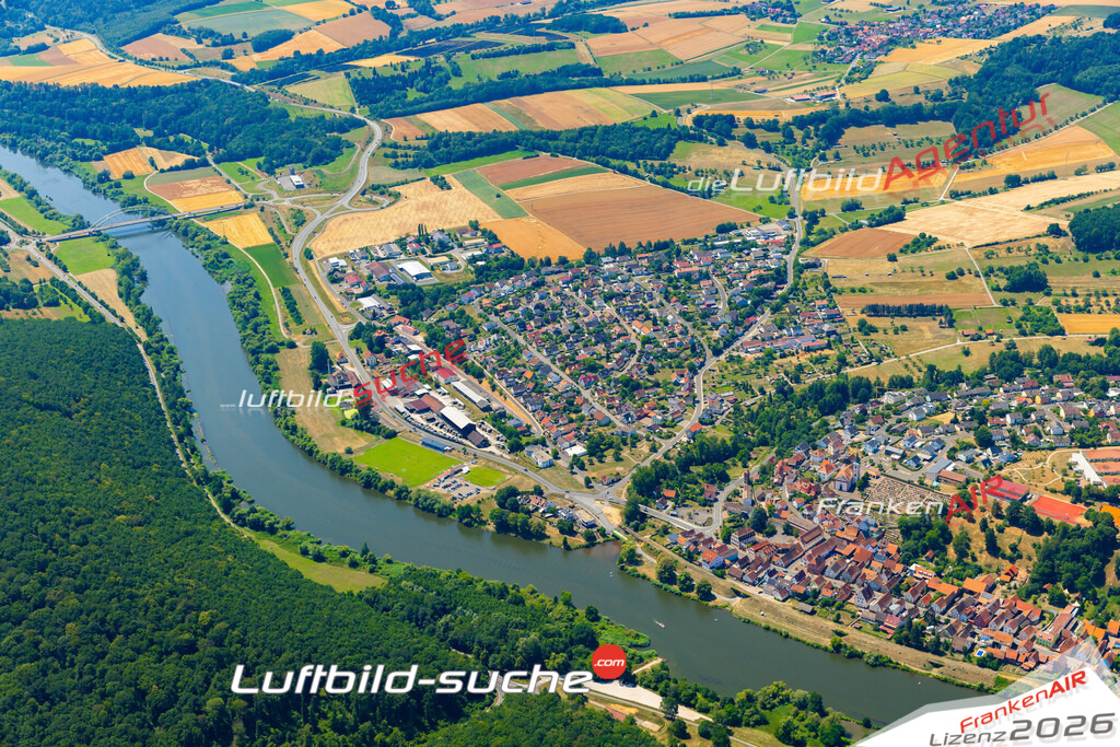 Das Luftbild zeigt :  Hafenlohr - Die Luftaufnahme wurde 2023 vom UL-Flugzeug aus erstellt ( keine Drohne ) - Hochauflösende Luftaufnahme - Für grossformatige Ausdrucke geeignet. Die Geschenkidee !Mit Lizenz und Bildrechte bestellbar