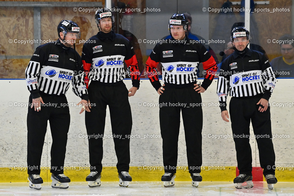 1. EHC Althofen vs. ESC Sparkasse Steindorf  | Wucherer Gerald Referee, OREL Stephan Referee, UNTERWEGER Dominik Referee, Holzer Daniel Referee, 1. EHC Althofen vs. ESC Sparkasse Steindorf , 1. EHC Althofen vs. ESC Sparkasse Steindorf  am 08.03.2026 in Althofen (Stadthalle Althofen), Austria, (Photo by Bernd Stefan)