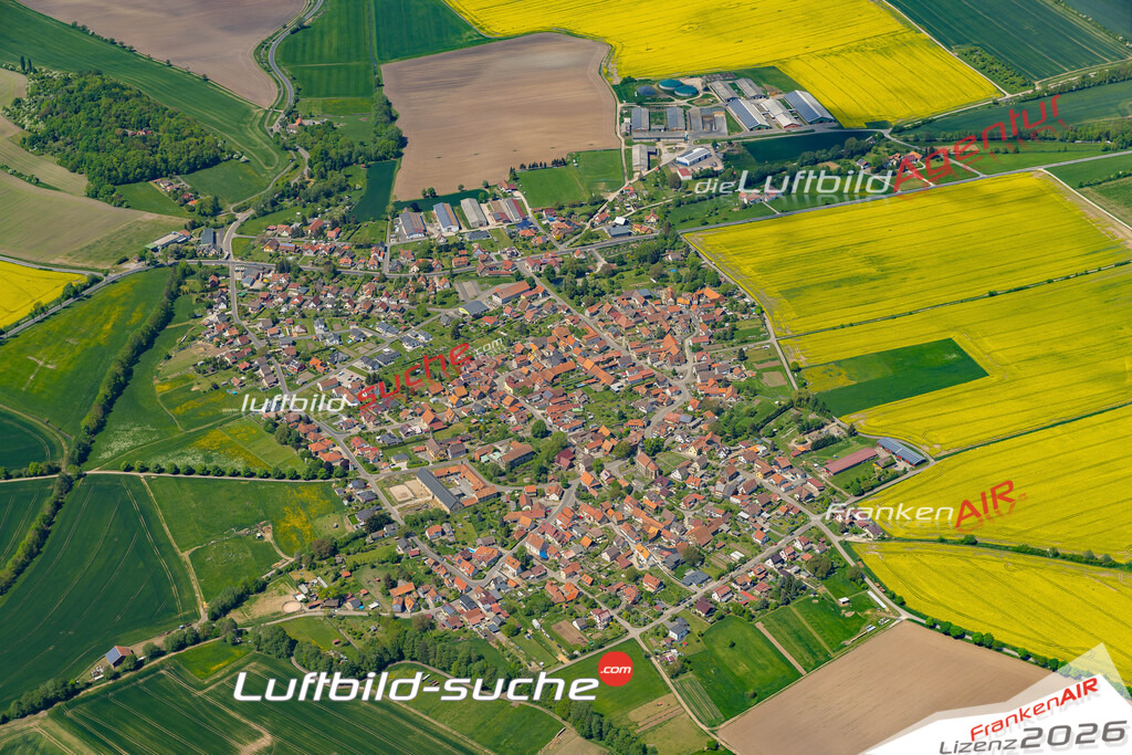 Die Luftaufnahme Haina - Römhild wurde 2022 vom Flugzeug aus (keine Drohne) erstellt. Hohe Auflösung -für große Poster und Wandbilder geeignet - Garantiert!