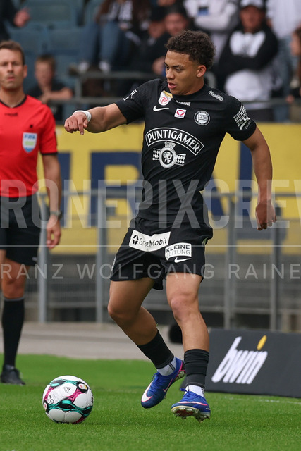 SK Puntigamer Sturm Graz vs TSV Egger Glas Hartberg – Championship Group    | Graz, Austria, 12.Apr.26 - SOCCER - ADMIRAL Bundesliga, SK Puntigamer Sturm Graz vs TSV Egger Glas Hartberg. The image shows Jacob Peter Hoedl (STU).    