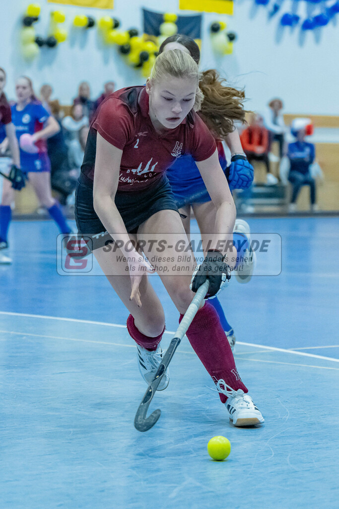 HK_20240303_109028 | Spiel um Platz 7 Deutsche Meisterschaft WU16 am 3.3.2024 Halle DHC, Düsseldorf ,