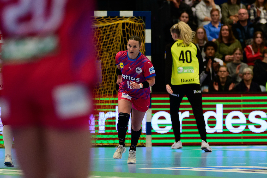 Handball I Frauen I Saison 2024-2025 I Länderspiel I Deutschland - Dänemark | Der Sportfotograf. - Realisiert mit Pictrs.com