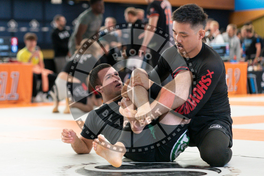 20240915PBB3096 | Athletes compete during the Grappling Industries’ grappling and Brazilian jiu-jitsu competition in Berlin, on September 15, 2024.