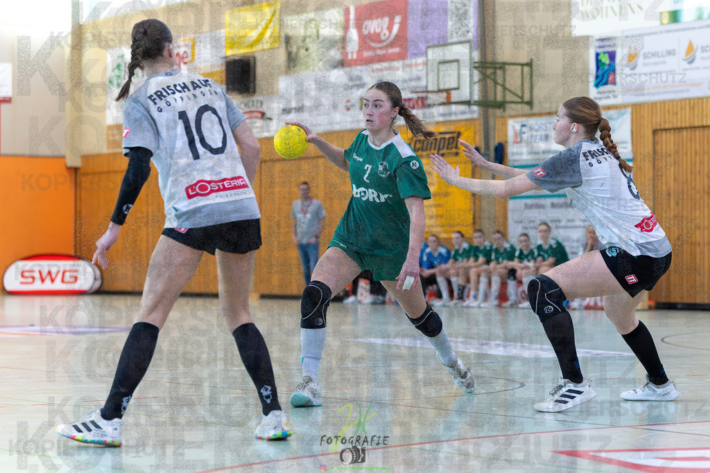 Jugendbundesliga wJA, Pokalrunde, HSG Kleenheim/Langgöns - Frisch Auf Göppingen | Jugendbundesliga wJA, Pokalrunde, HSG Kleenheim/Langgöns - Frisch Auf Göppingen am 28.02.2026 in Oberkleen (Weidig-Halle)Photo © 2026 - Jörg Heinrich - Realisiert mit Pictrs.com