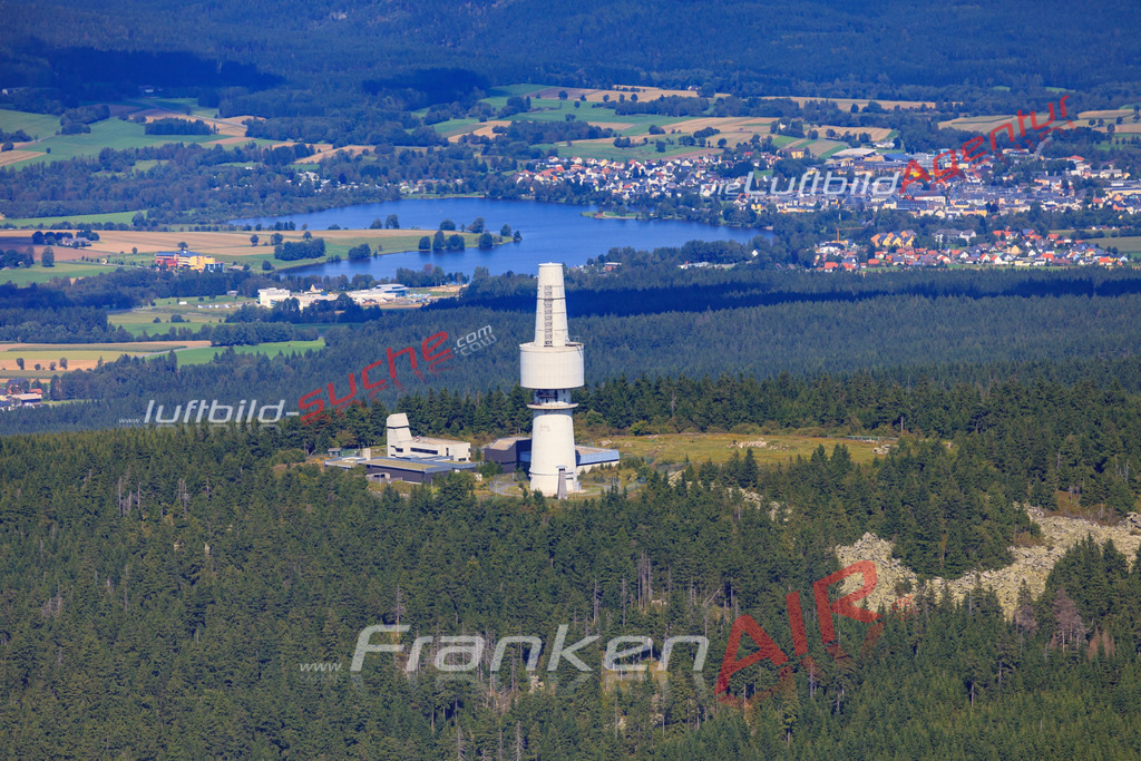 Luftbild von Schneeberg  - Luftaufnahme wurde 2017 von https://frankenair.de mittels Flugzeug (keine Drohne) erstellt - die Geschenkidee