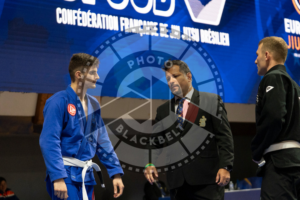 20240119PBB1180 | Fighters compete during the IBJJF European Championship in Paris, France, on January 19, 2024.