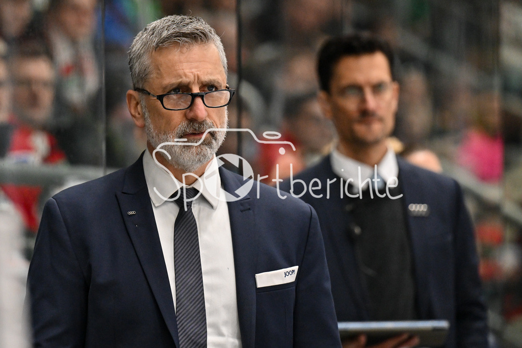 Augsburger Panther - ERC Ingolstadt | Im Bild Mark FRENCH Headcoach ERC Ingolstadt / Freisteller / Einzelfoto / DEL: Augsburger Panther - ERC Ingolstadt, Curt Frenzel Stadion am 26.01.2025