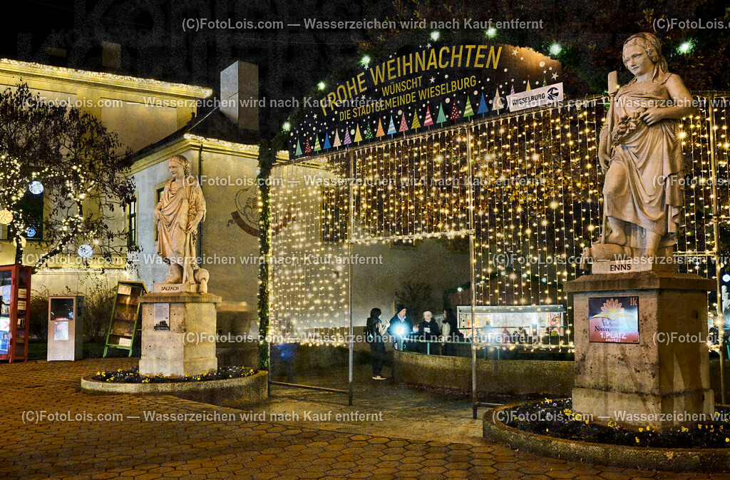 ALP7669_Wieselburger Advent_Parkzugang | (C)FotoLois.com, Alois Spandl, Wieselburger Advent im Schlosspark, Rathaus und Kreuzung, Sa 3. Dezember 2022.