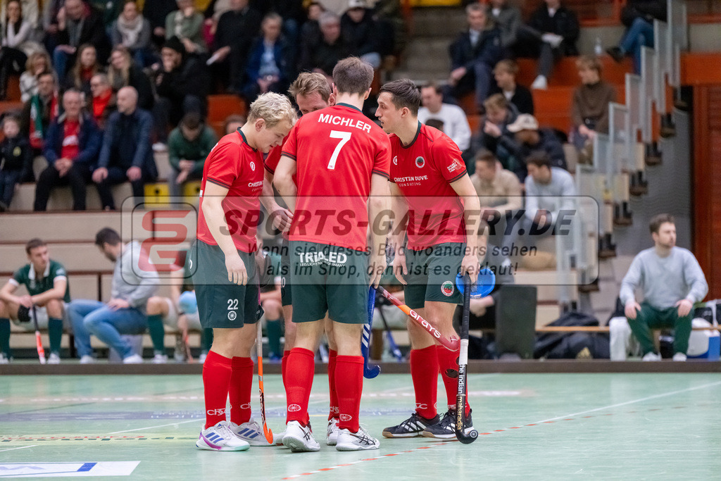 HK_20250110_101258 | 1. Bundesliga Halle Herren Crefelder HTC - Uhlenhorst Mülheim am 10.1.2025 Glockenspitz Halle Krefeld, Krefeld ,