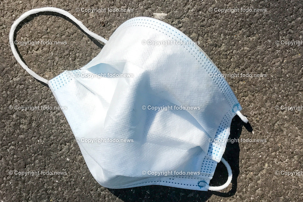 Corona_ 5 Jahre Covid Lockdown_ 15.03.2025-48 | 15.03.2025, Linz, AUT, Corona, 5 Jahre Covid Lockdown, im Bild Stadtansichten, Themenbild, Maske, Strasse, weggeworfen, Schutz, SARS, Virus