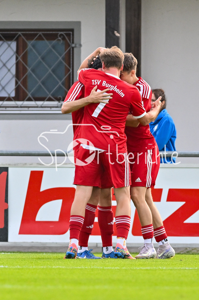 SpVgg Auerbach-Streitheim - TSV Burgheim | Jubel nach 0-1 durch Burgheim 9