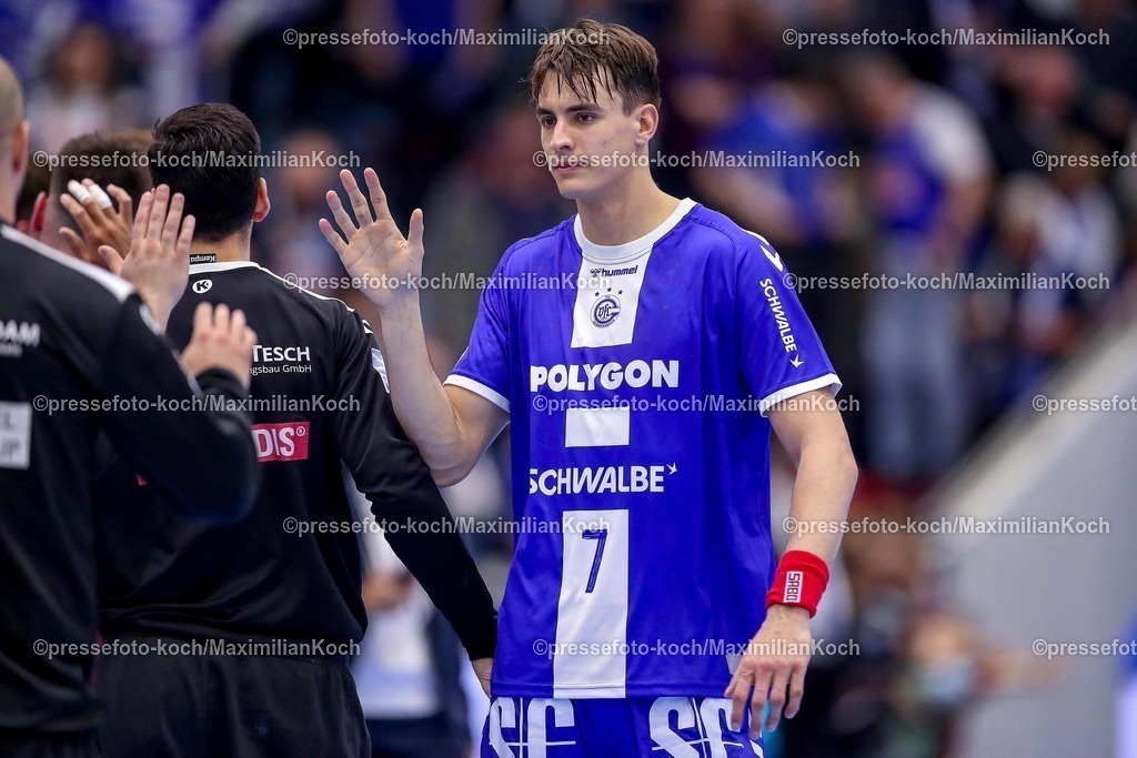 Gum25042501090 | 25.04.2025, Handball, HBL, VfL Gummersbach - 1. VfL Potsdam, Schwalbe-Arena: Julian Köster (GUM #7) 