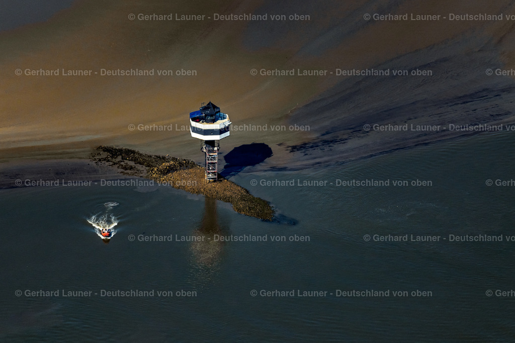 4037183 | Unterfeuer Langlütjen im Nationalpark  Hamburgisches Wattenmeer