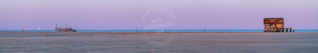 Morgens am Strand Pano | Strandpanorama