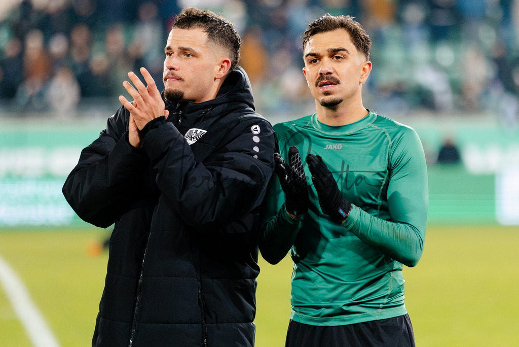 2. Bundesliga, Saison 2025/26, 15. Spieltag: SC Preußen Münster - Hannover 96 | Münster, 05.12.2025: 2. Bundesliga, 15. Spieltag, SC Preußen Münster gegen Hannover 96 im LVM-Preußenstadion in Münster. Foto: sportfotografie.ms | Markus Paletta - Realisiert mit Pictrs.com