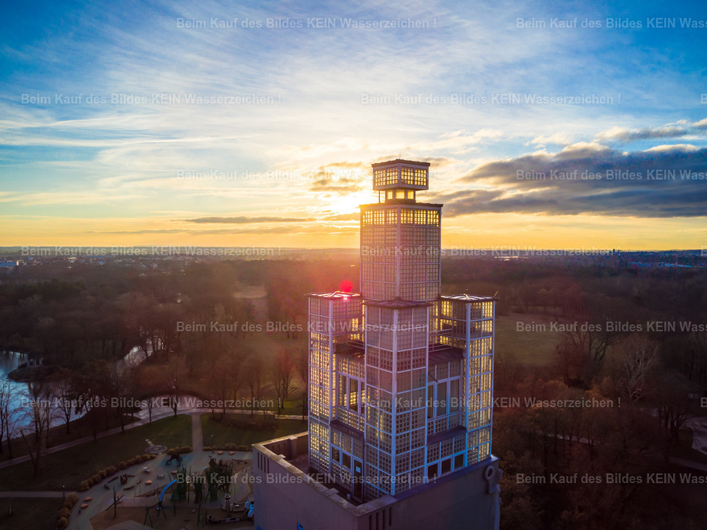3Magdeburg Aussichtsturm--2 | Albin-Müller Turm bei Sonnenaufgang - Realisiert mit Pictrs.com