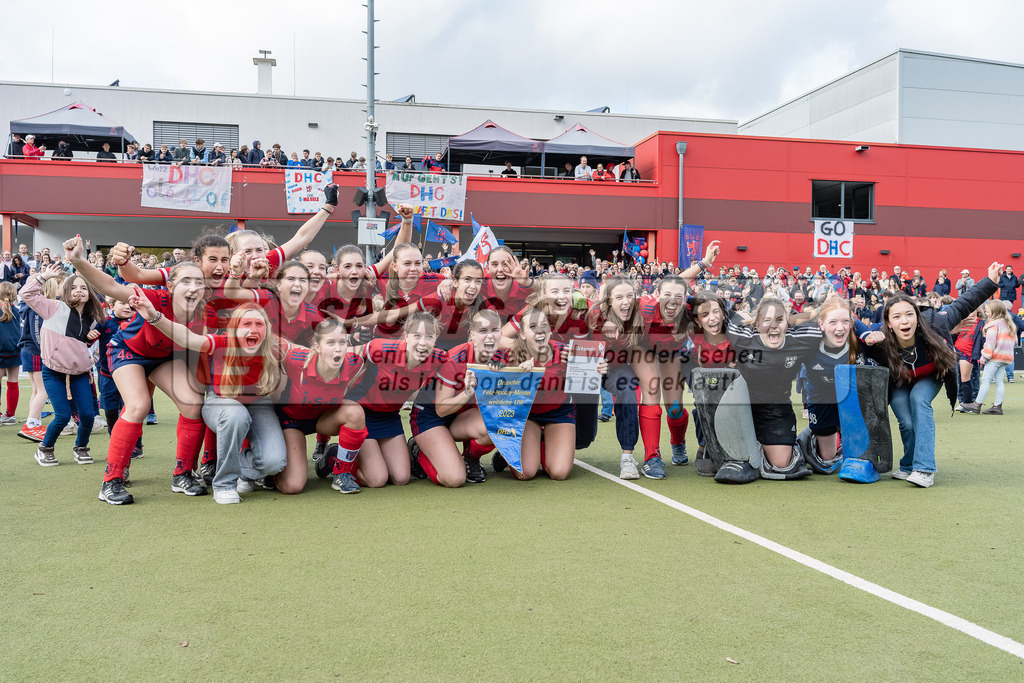 HK_20231022_106221 | Finale Deutsche Meisterschaft Feld WU16 Uhlenhorst Mülheim - Düsseldorfer HC am 22.10.2023 DHC, Düsseldorf ,