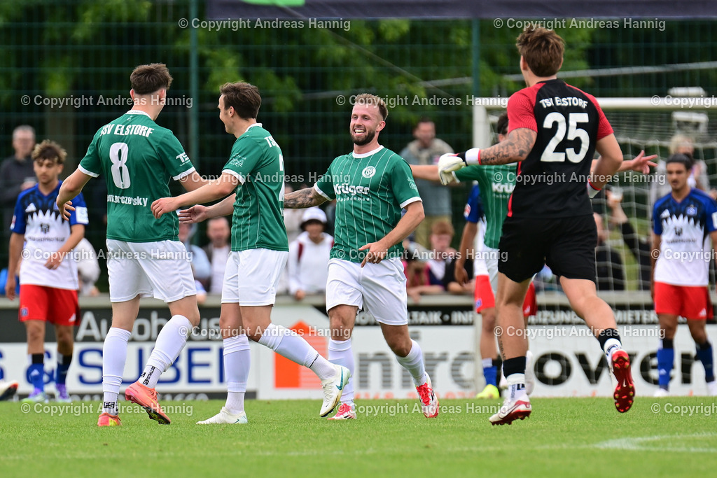 Fußball I Herren I Testspiel  I TSV Elstorf - Hamburger SV I 5.7.2025 | a-hannig - Realisiert mit Pictrs.com