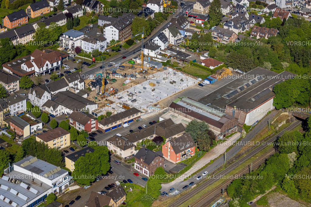 Wetter240503612 | Luftbild, Baustelle mit Neubau auf dem Näscher Werksgelände, Wengern, Wetter, Ruhrgebiet, Nordrhein-Westfalen, Deutschland