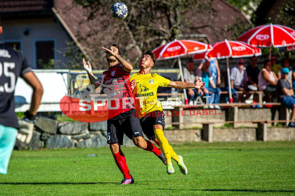 Kärntner Liga | Kärntner Liga ATUS Ferlach - ASKÖ Köttmannsdorf am 02.09.2023 in Ferlach
(Sportplatz), Austria, (Photo by Ernst Krawagner sport-fan.at) - Realisiert mit Pictrs.com