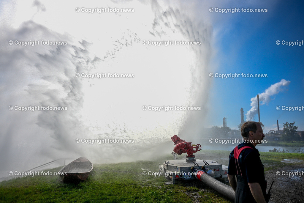 Feuerwehruebung Formatex 23_ Tankhafen Linz_ 15.09.2023-12 | 15.09.2023, Linz, AUT, Feuerwehruebung Formatex 23, Tankhafen Linz, im Bild Feuerwehruebung Formatex 23, Tankhafen Linz