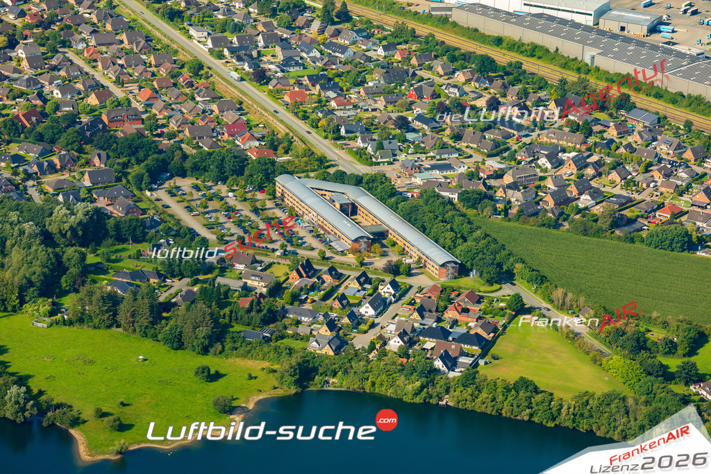 Klassische Luftaufnahme ohne Drohne zeigt:Weding bei Handewitt - Die Luftbildaufnahme wurde 2025 vom UL-Flugzeug heraus erstellt ( keine Drohnenaufnahme ) - Hochauflösende Luftaufnahme -Nicht vergleichbar mit Google Maps oder Satelittenbilder- Die Geschenkidee !Mit Lizenz und Bildrechte bestellbar