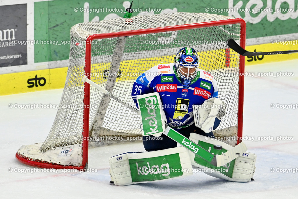 EC IDM WÄRMEPUMPEN VSV vs. Vienna Capitals | #35 Joe Cannata EC VSV, EC IDM WÄRMEPUMPEN VSV vs. Vienna Capitals, EC IDM WÄRMEPUMPEN VSV vs. Vienna Capitals am 16.11.2025 in Villach (Stadthalle Villach), Austria, (Photo by Bernd Stefan)