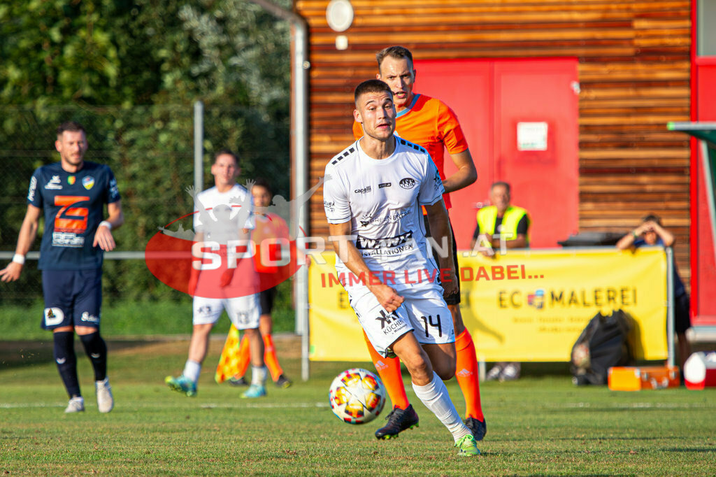 ASK Klagenfurt - SV Wallern, Regionalliga Mitte |  ASK Klagenfurt - SV Wallern am 26.08.2023 in Klagenfurt
(ASK Sportzentrum Fischl), Austria, (Photo by Ernst Krawagner sport-fan.at) - Realisiert mit Pictrs.com